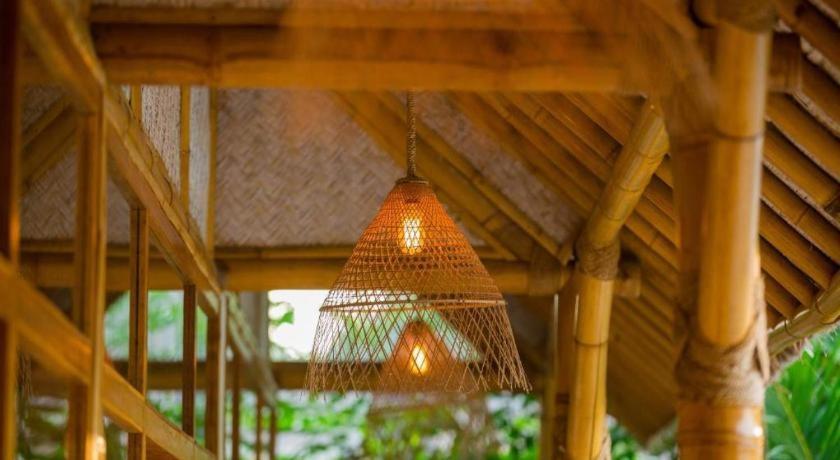 Villa Burung Gili Air Authentic 3-Bedroom Bamboo Villa With Private Pool מראה חיצוני תמונה