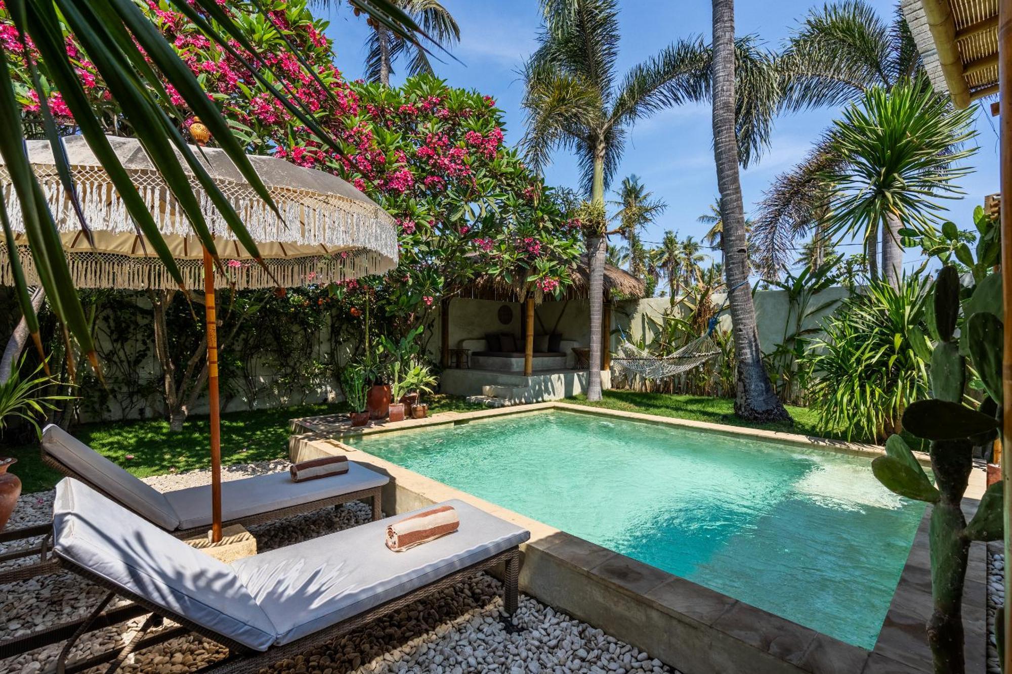 Villa Burung Gili Air Authentic 3-Bedroom Bamboo Villa With Private Pool מראה חיצוני תמונה