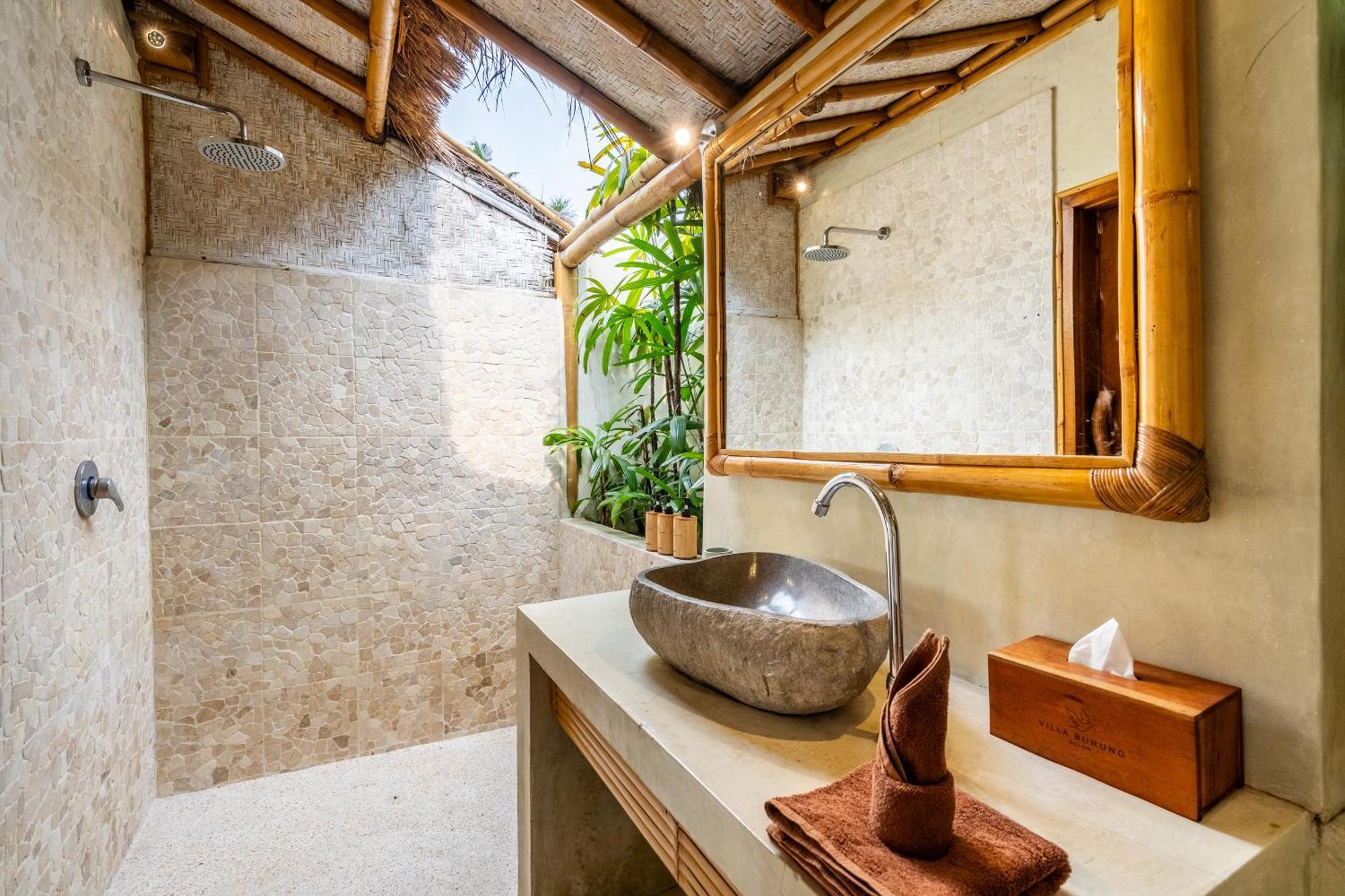 Villa Burung Gili Air Authentic 3-Bedroom Bamboo Villa With Private Pool מראה חיצוני תמונה